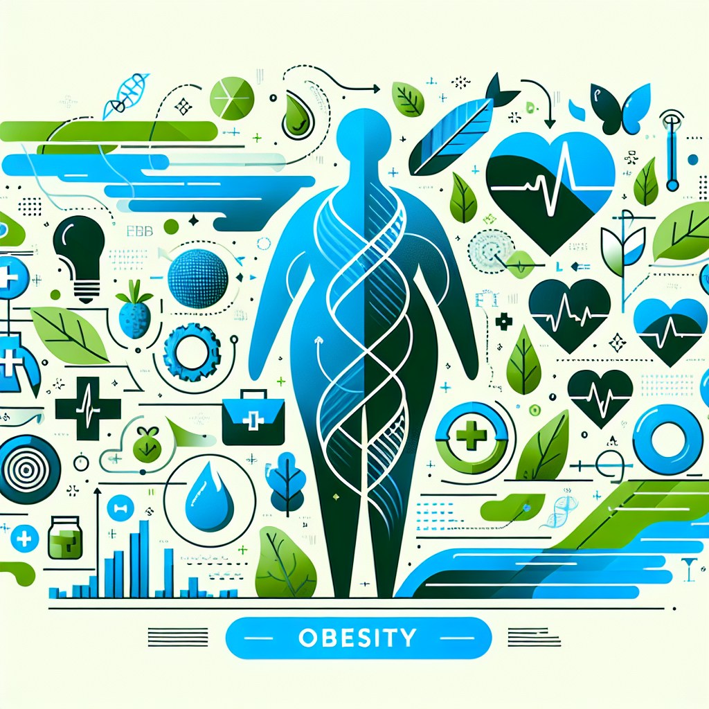 Ilustración de obesidad: cerebro, metabolismo y conducta